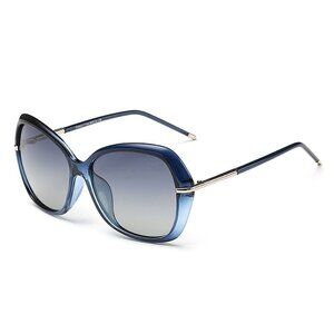 Oversized Women’s Classic Polarized Sunglasses D72 Ultralight • Blue